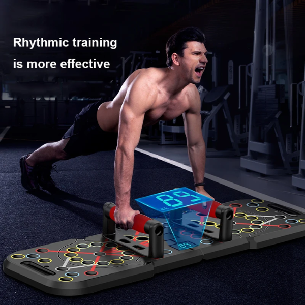 Push Up Board System with Counter Strength Training Equipment Workout