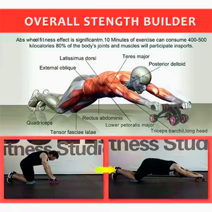 The Official CoreRoll 6-in-1 Multi-functional Lightweight Dynamic Core Trainer