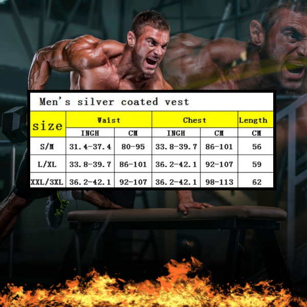 Alyprime Men's Sauna Suit Shirt - Heat Trapping Sweat Compression Vest, Shapewear Top, Gym Exercise Versatile Shaper Jacket